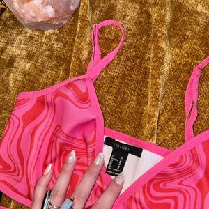 Forever-21 Women's Pink Bra